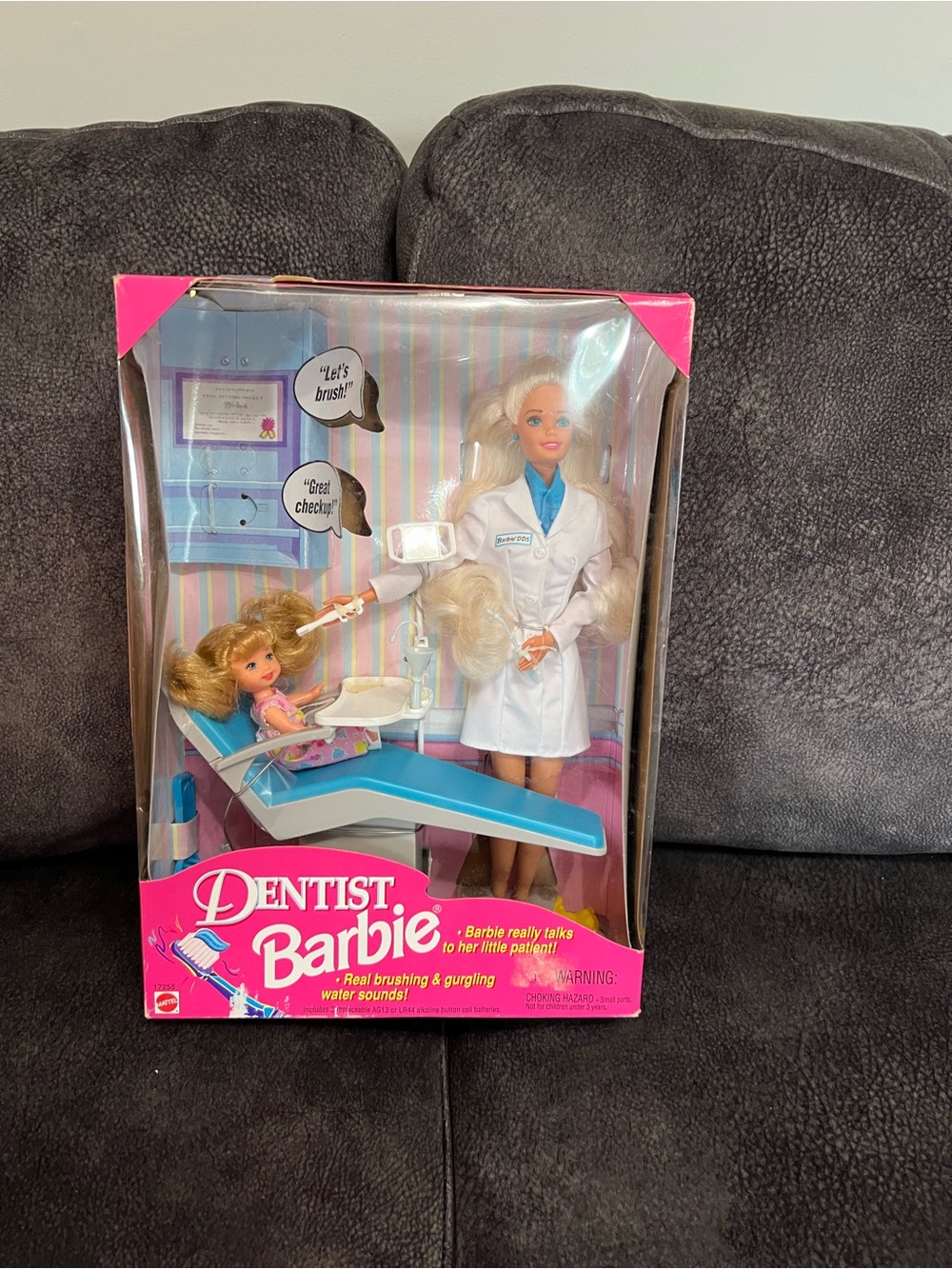 Barbie Dentist Playset - Pink, Blue, White